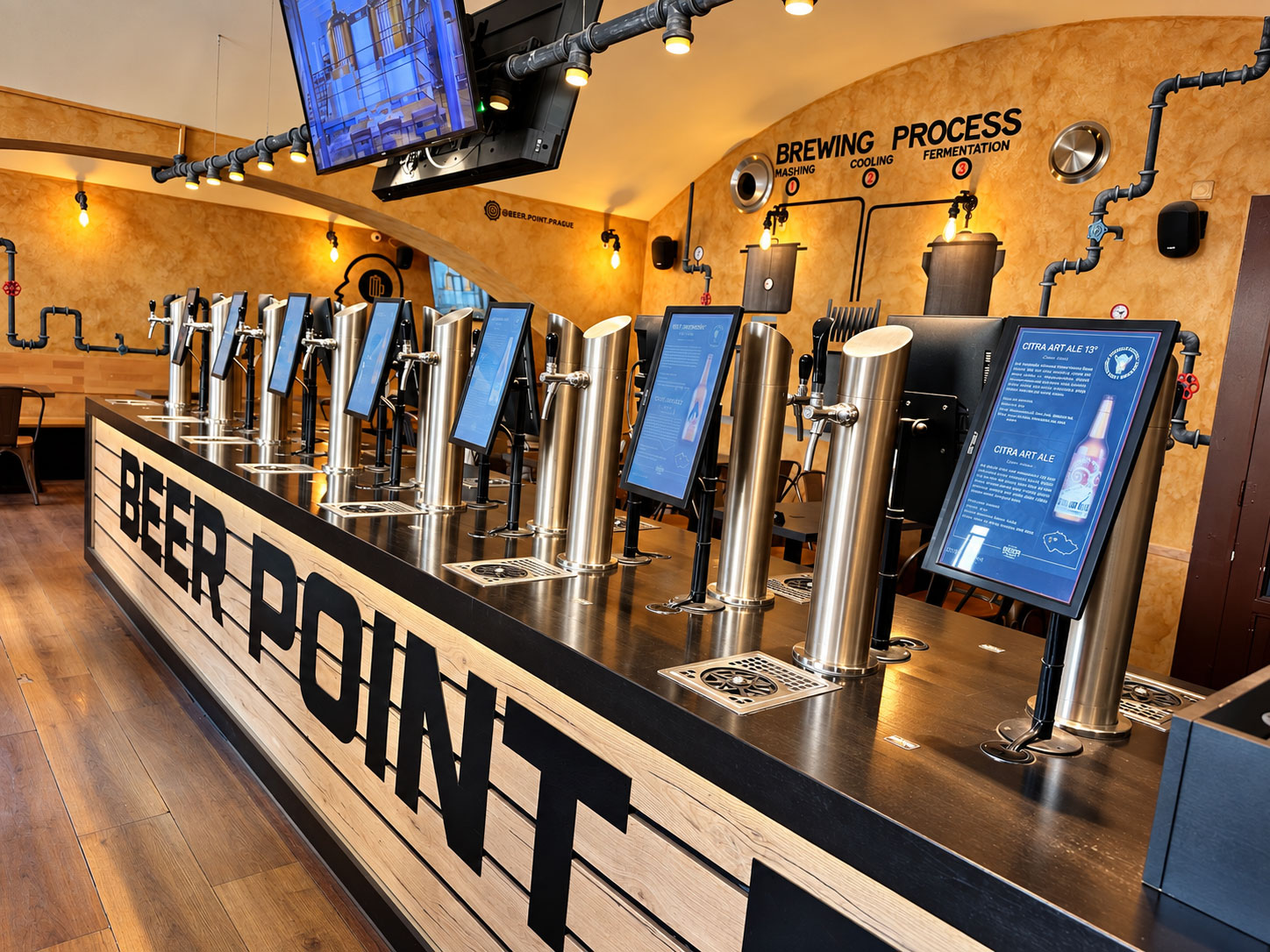 Beer Point (Craft-Beer-Bar) Selbstzapfbar für tschechische Craft-Biere